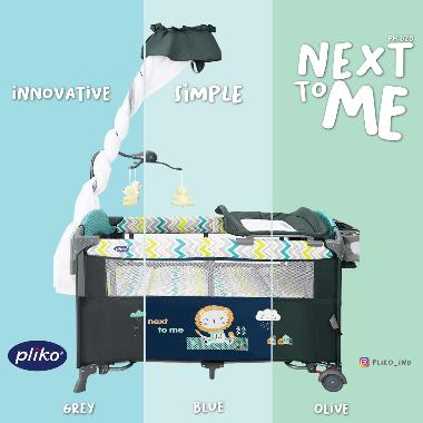 Pliko 828 Next to Me Baby Box Tempat Tidur Bayi Grey