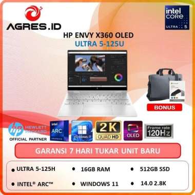 HP ENVY X360 14 OLED ULTRA 5 125U 16GB 512GB W11+OHS 14.0 2.8K VRR 120HZ PEN 2Y+ADP 2IN1 EVO WINDOWS