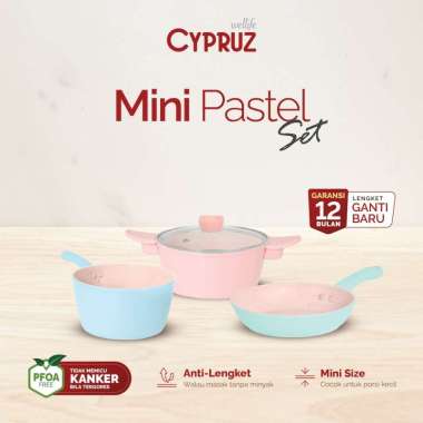 Cypruz 4 pcs Mini Pastel Set
