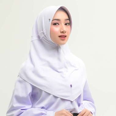 Rabbani - Kerudung Sekolah Instan Morgan Exclusive XL 100 Putih