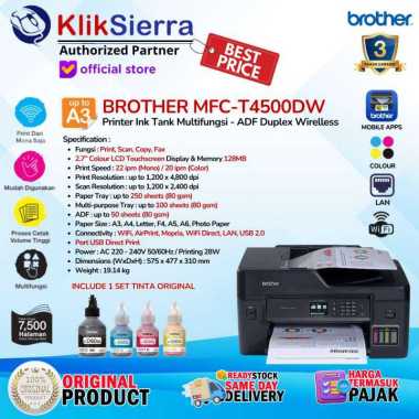 BROTHER MFC T4500DW A3 Printer Multifunction T4500 DW