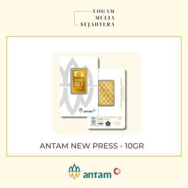 LOGAM MULIA 10 GRAM ANTAM NEW PRESS