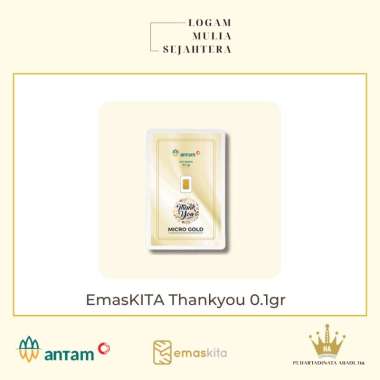 MICRO GOLD 0.1 GRAM ANTAM THANK YOU GOLD