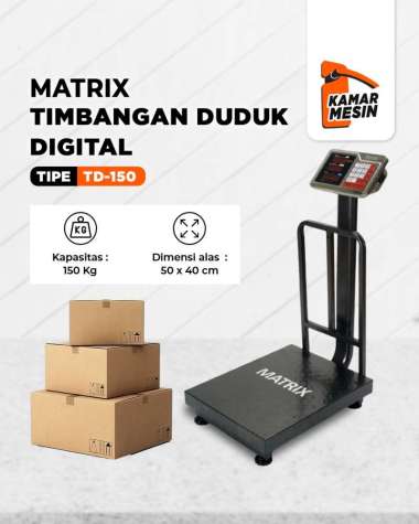 MATRIX Timbangan Duduk Digital 150Kg 150 Kg TD150 TD-150 MATRIX