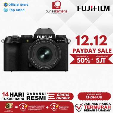 BKP Fujifilm XS20 Kit 16-50mm f2.8-4.8 Fuji X-S20 XS 20 16-50 mm GARANSI RESMI