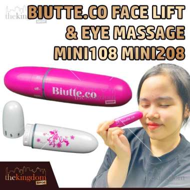 Biutte.co Mini108 Mini208 Face Lift & Eye Massage Pen Pink White Pijat Mata Mengangkat Kulit Wajah M