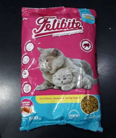 Felibite Mother and Kitten 500 gram Salmon Donat