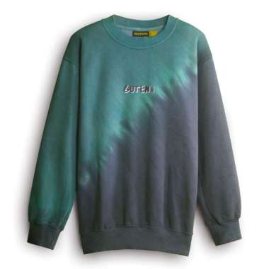 Guten Inc - Sweater Tiedye Crewneck Green Guten L