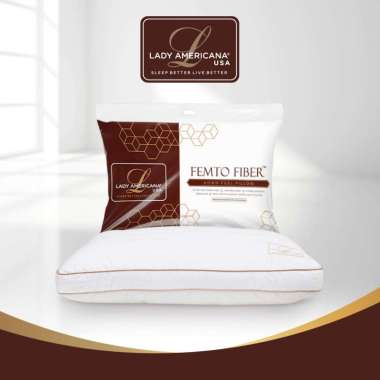 Lady Americana Femto Soft Fiber Pillow Bantal Putih