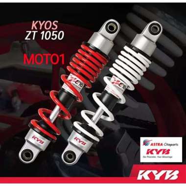 KYB ZETO-ZT1050-Z-SERIES-280 Shockbreaker Motor for Yamaha Jupiter Z, Z115, Vega, Vega ZR White
