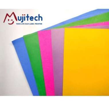 10 LEMBAR KERTAS PAPER SPOTLIGHT KARTON MANILA WARNA WARNI ALA ASTURO MERK GUPPY 17 Ungu