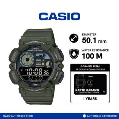 Jam Tangan Casio General WS-1500H-3BVDF Digital