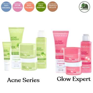 ֍SEMAR֎ Hanasui Anti Acne Series - Hanasui Flawless Glow Expert Series - Hanasui Collagen Water Suns
