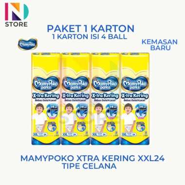 MamyPoko Pants Xtra Kering XL26/XXL24 Paket 1 Dus/Karton XXL24 1 DUS