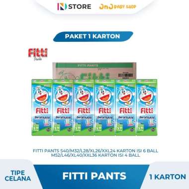 FITTI PANTS S40/M32/M52/L28/L46/XL26/XL40/XXL24/XXL36 1 KARTON TIPE CELANA FITTI XXL24 1 KARTON