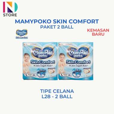 MamyPoko Pants Skin Comfort S38/M32+2/L28 /XL24/XXL22 2 Ball SC-L28 2 BALL