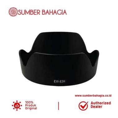 Sumber Bahagia - Lens hood EW-83H for Canon Hitam Legam (B)