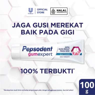Pepsodent Gum Expert Whitening Pasta Gigil [100 g]