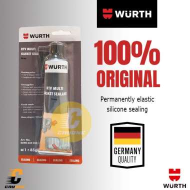 Wurth RTV Multi Gasket Sealant - Lem Packing Mobil Motor Tahan Panas [85 g]