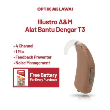 Illustro A&M Alat Bantu Dengar Melawai T3 P O HI BD STF P T3