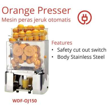 Getra WDF-OJ150 Orange Juicer / Pengextrak Buah Jeruk / Orange Presser - Mesin Peras Buah Jeruk Otom