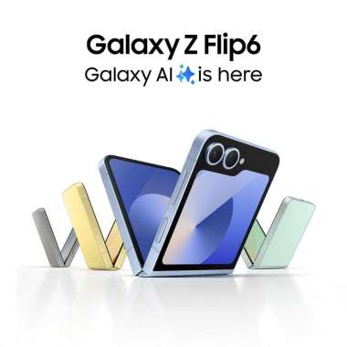 Samsung Galaxy Z Flip6 [12/512GB] - Smartphone AI, Smartphone Lipat, Android, Kamera 50MP, FlexCam |