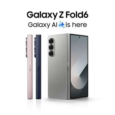 Samsung Galaxy Z Fold6 [12/512GB] - Smartphone AI, Smartphone Lipat, Android, Kamera 50MP, Layar Bes