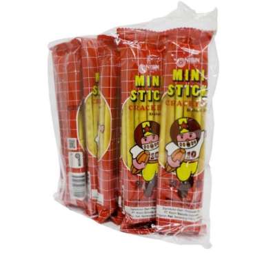 NISSIN CHEESE SNACK 150gr / Biskuit Stick Rasa Keju nissin mini merah 10pc