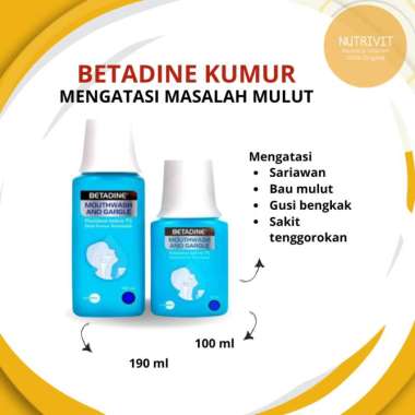 Betadine Gargle & Mouthwash Kumur Variasi - Kumur 100ml