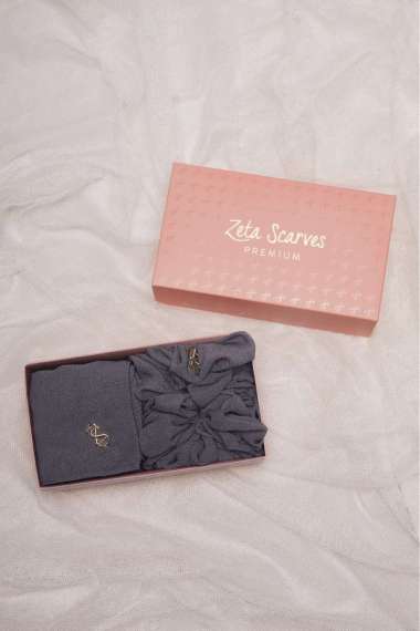 Zura Scarves - Zura Bundle Scarf & Srunchie Baby Pink