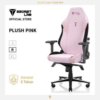 Secretlab TITAN Evo SoftWeave Plus Kursi Gaming—Plush Pink