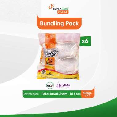 Bestchicken Bundling Hemat Ayam Paha Bawah / Drumstick 500 gr - Isi 6 pack