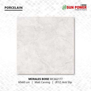 Granit Lantai Anti Slip Matt R12 - Morales 60x60 | Sun Power Bone