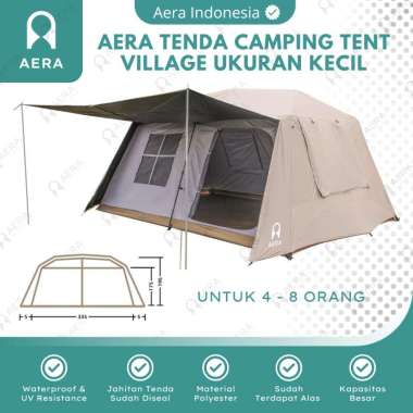 AERA TENDA GLAMPING TENT VILLAGE | TENDA CAMPING 4 - 8 ORANG | TENDA CAMPING KELUARGA