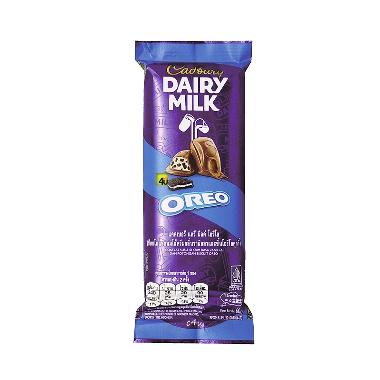 Promo Harga Cadbury Dairy Milk Oreo 60 gr - Blibli
