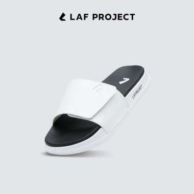 LAF Project - Sandal Slide Pria Wanita Unisex Slip on Sendal Anti Licin Ringan Selop - Papuci 42 Bla