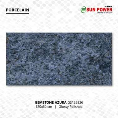 Granit Lantai Glossy Polished - Gemstone Azura 120x60 | Sun Power