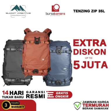 Summit Creative Camera Backpack Tenzing 35L Tas Kamera Outdoor 35 L Tas Ransel Kamera 35 Liter Orang