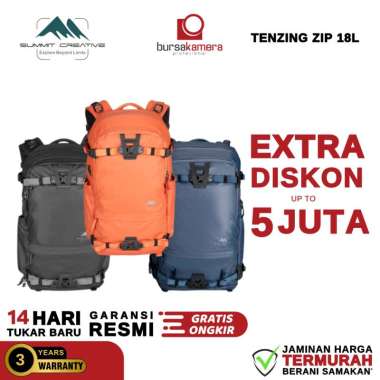 Summit Creative Camera Backpack Tenzing 18L Tas Ransel Kamera Outdoor 18 L Tas Kamera 18 Liter RESMI