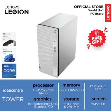 PC LENOVO DESKTOP IDEACENTRE TOWER 14IRR9 12ID [INTEL I7-14700/ 8GB/ 512GB/ FHD /WIN11HOME/ OHS] Clo