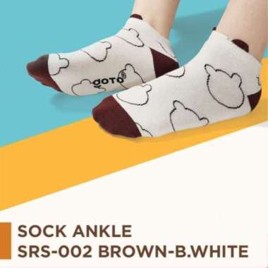 Goto Eliza Sock Kaos Kaki Pendek Panjang Wanita Korean Style Lucu ANKLE SRS02