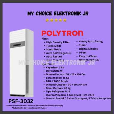 POLYTRON AC FLOOR STANDING 3PK PSF-3032