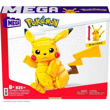 MEGA Pokemon Building Toy Kit Jumbo Pikachu FVK81