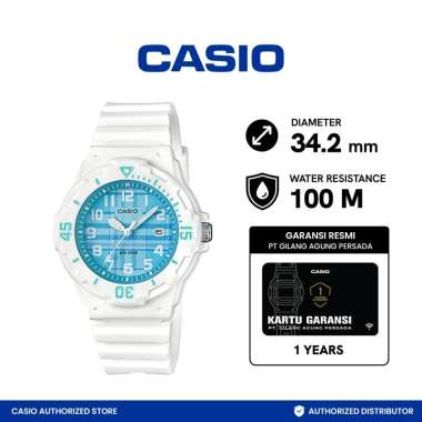 CASIO LRW-200H-2CVDF Jam Tangan Wanita White & Blue White Blue
