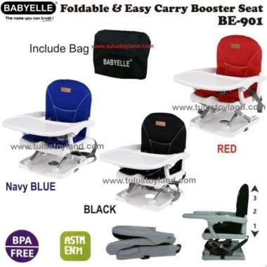 Babyelle BE901 Booster Seat Kursi Makan Bayi Black