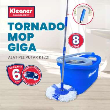 Kleaner Alat Pel Putar Tornado Mop Giga / Spin Mop