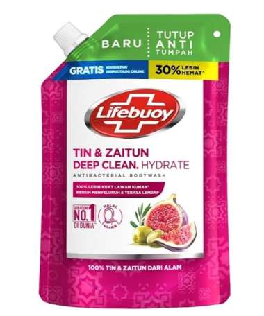 Lifebuoy Body Wash Sabun Mandi Cair 400ml ZAITUN
