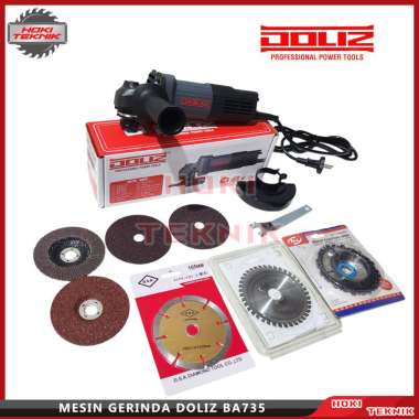 Mesin Gerinda Doliz BA735 Angle grinder Paket B