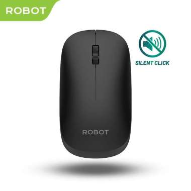Robot M390 Mouse Wireless Silent Click BLACK