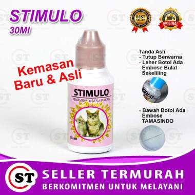 Stimulo Drop 30ml Vitamin Penambah Nafsu Makan Kucing Cat Kitten Gemuk Meningkatkan Daya Tahan Tubuh